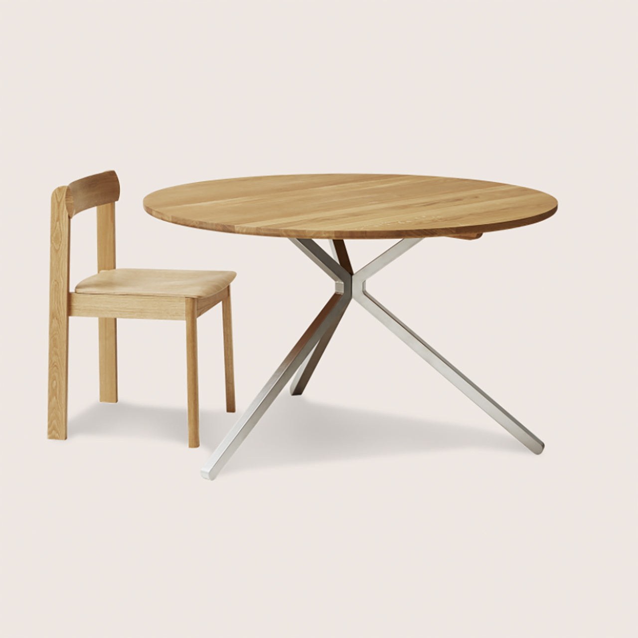 Frisbee Tisch Ø120, Oak