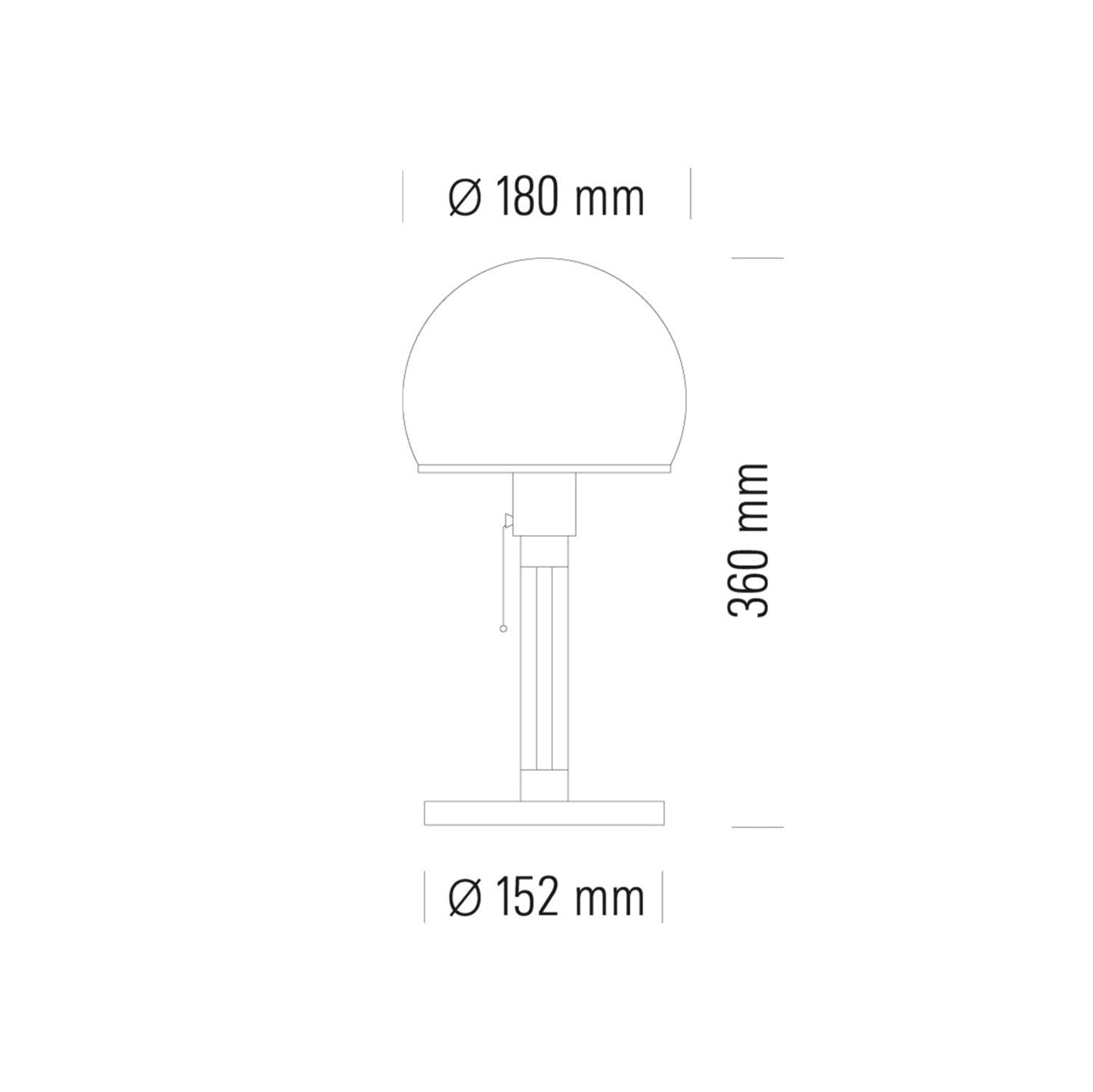 Wagenfeld Tischleuchte WG24