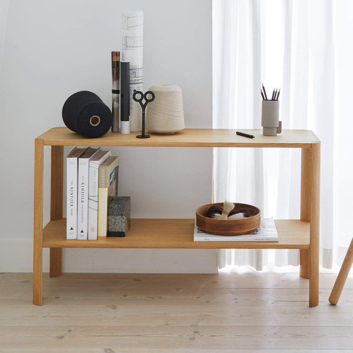 Alcoa Vase, groß, Hellgrau