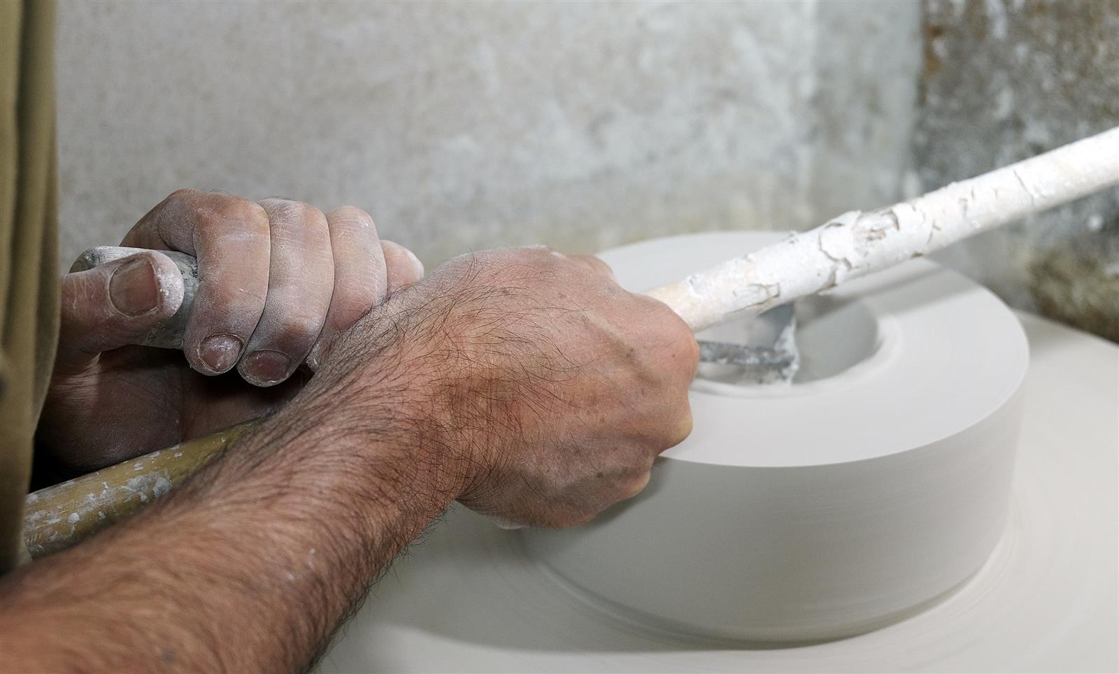 Alcoa Vase, klein, Hellgrau