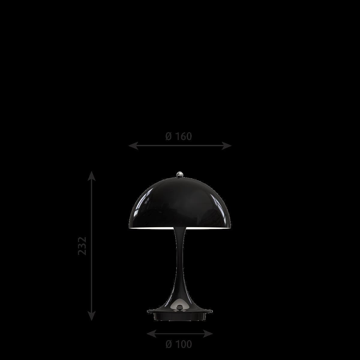 Panthella 160 Portable V1 Black